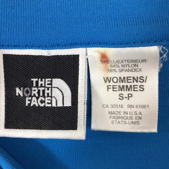 The North Face Blue Half Zip‎ Pullover Sweatshirt Womens Small Long Sleeve - Picture 5 of 11